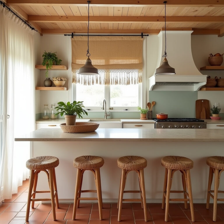 boho kitchen curtains 1