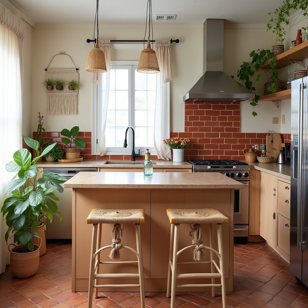 boho kitchen decor apartment 2