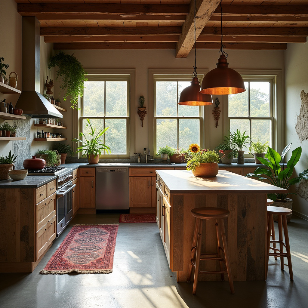 boho kitchen decor apartment 4