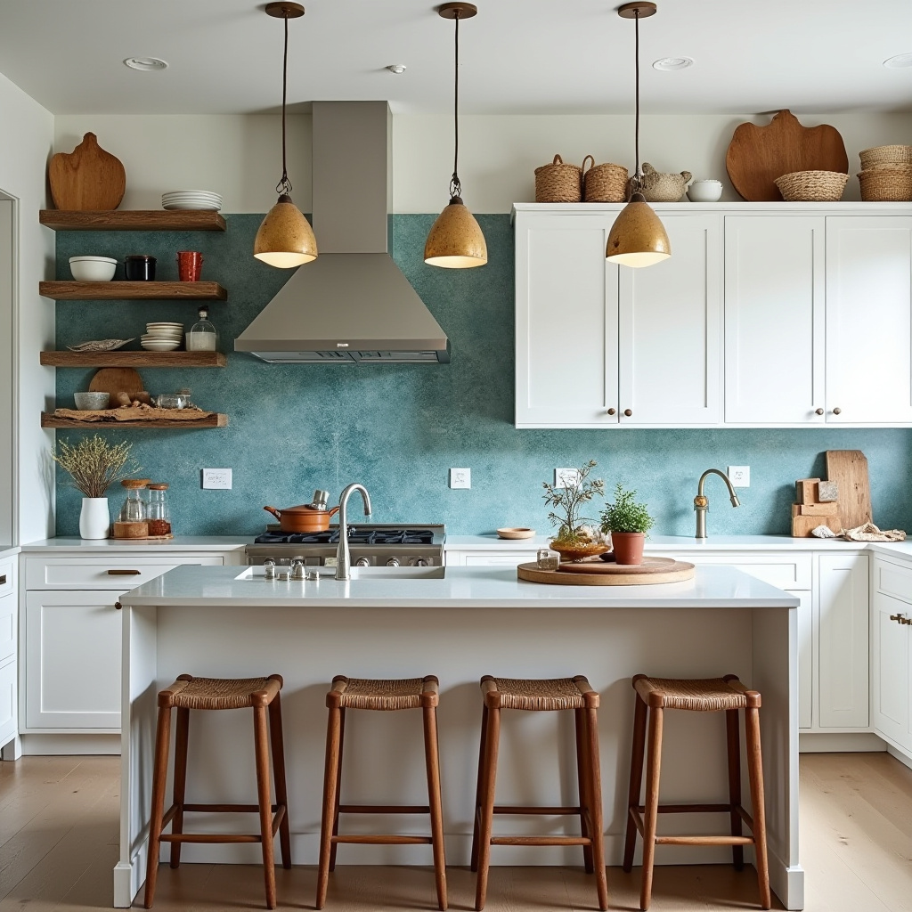 boho kitchen decor apartment 9