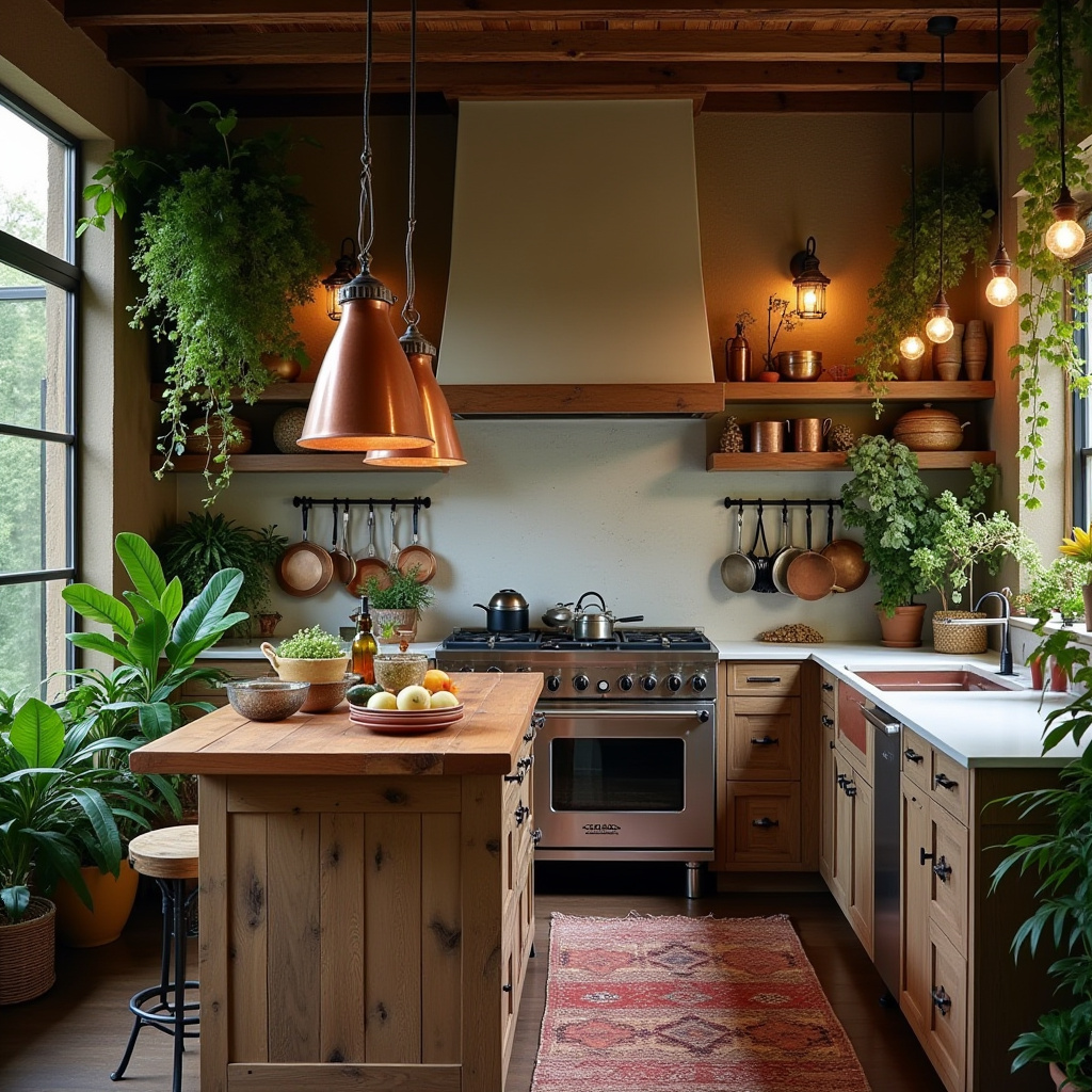 boho kitchen decor ideas 3