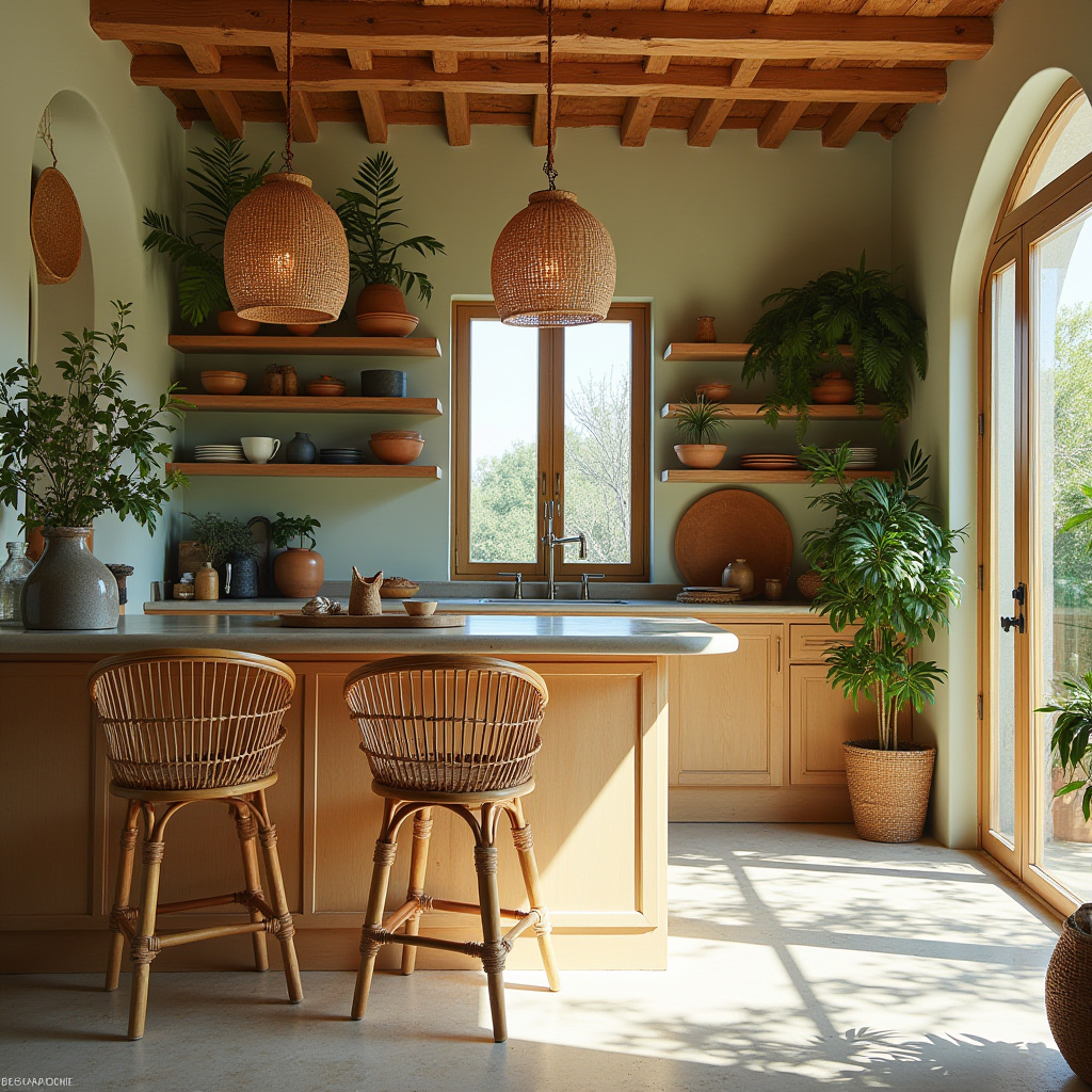 boho kitchen decor ideas 5