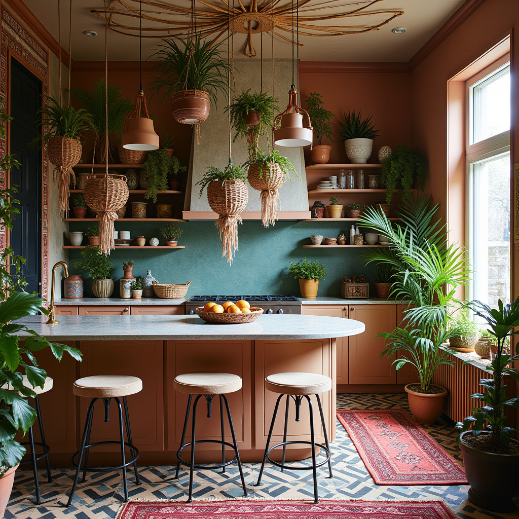 boho kitchen decorating ideas 15
