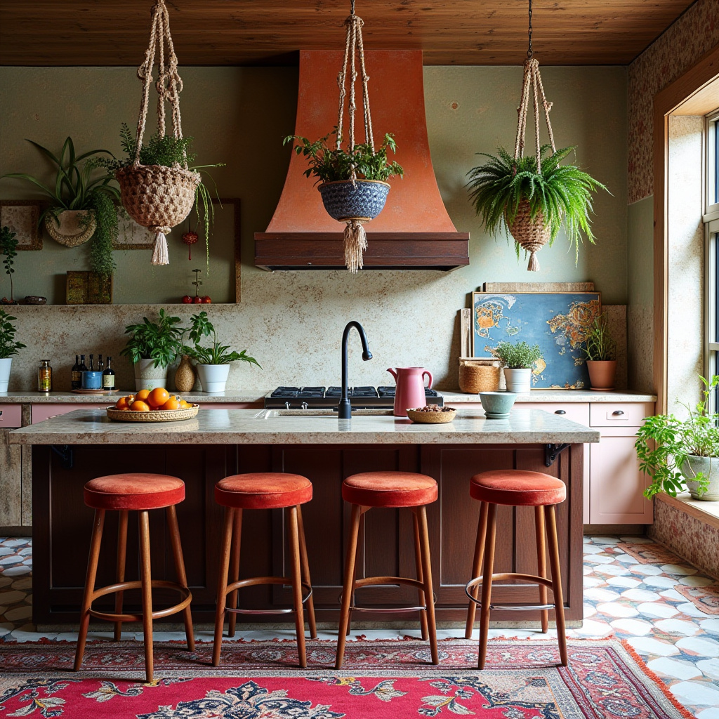boho kitchen decorating ideas 16