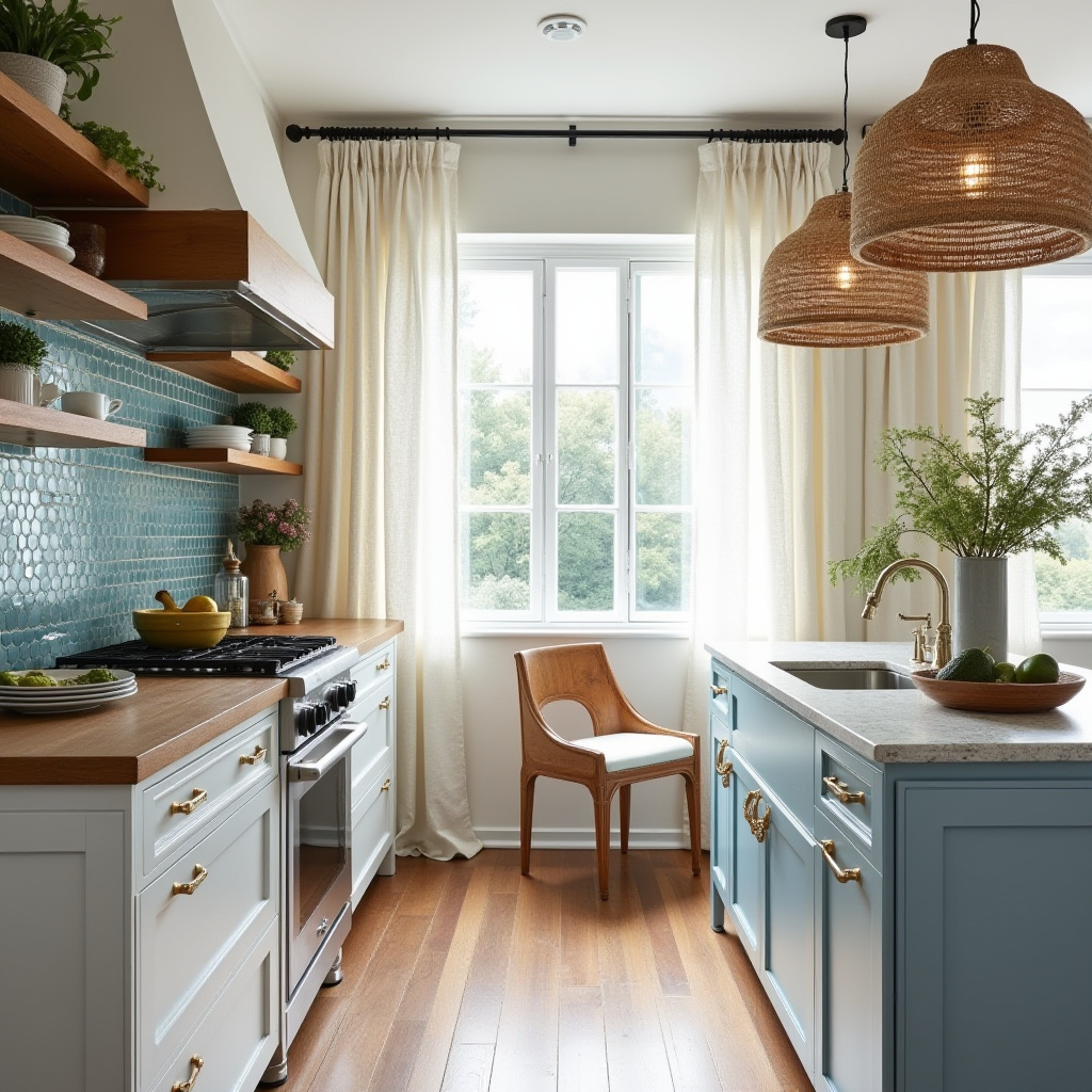 boho kitchen design 11