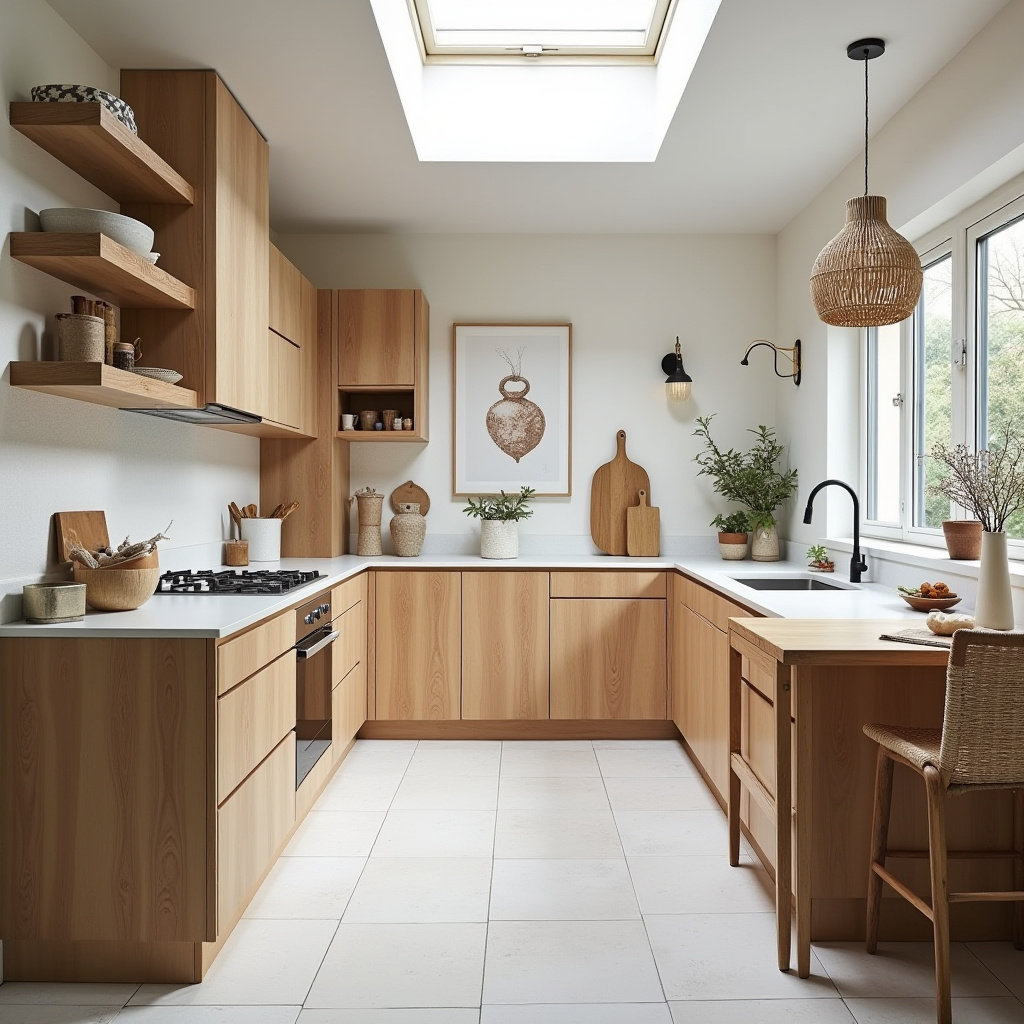 boho kitchen design 16