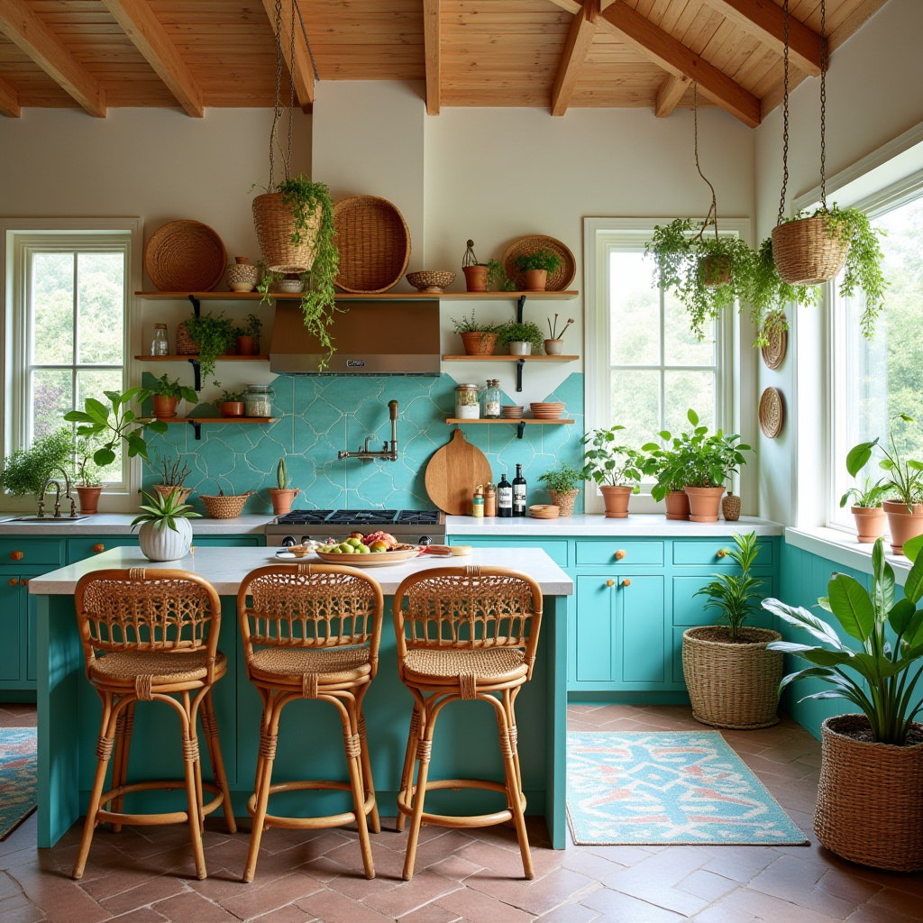 boho kitchen design 23