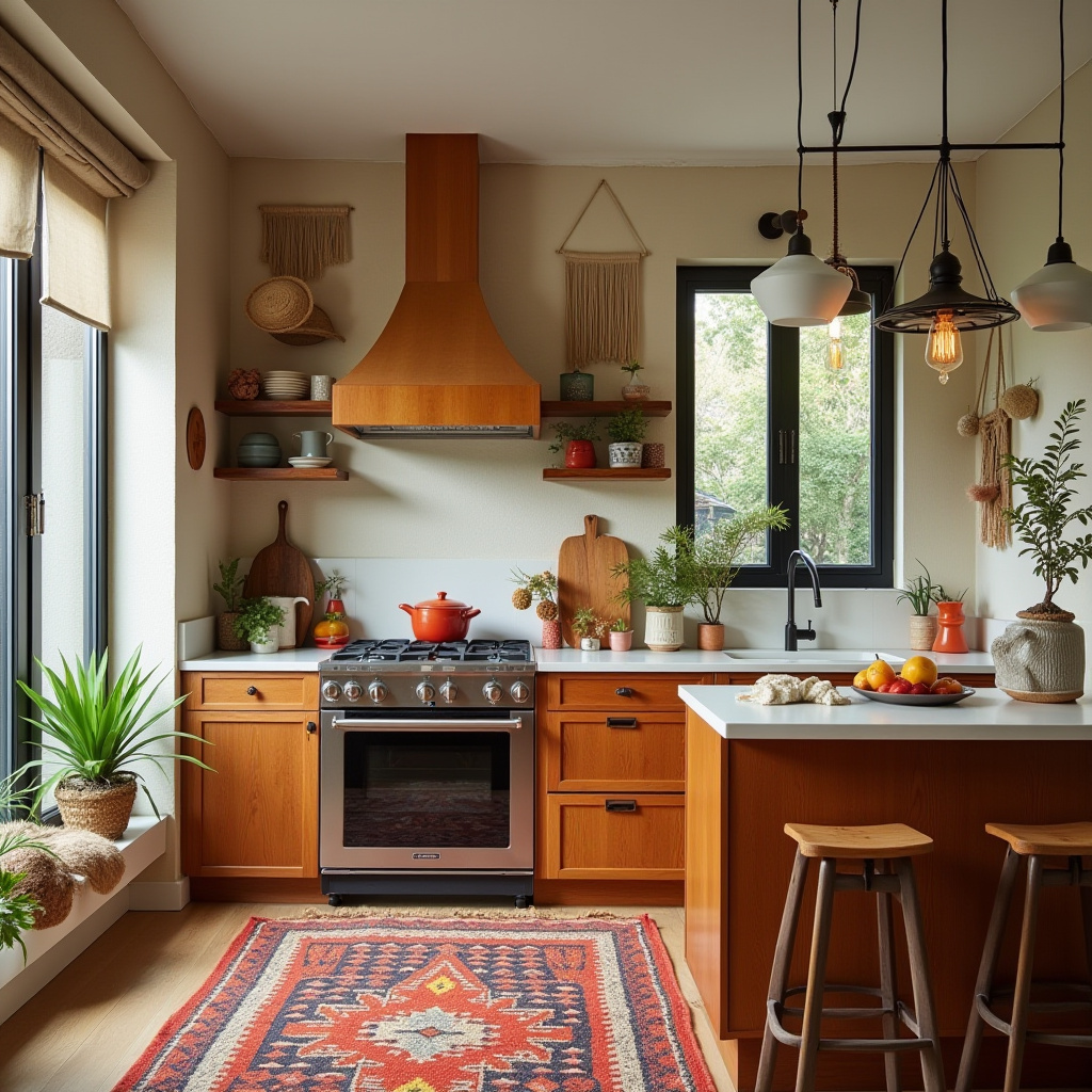 boho kitchen design 26