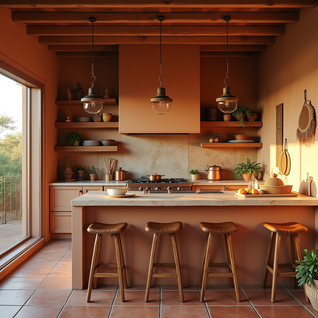 boho kitchen design 34