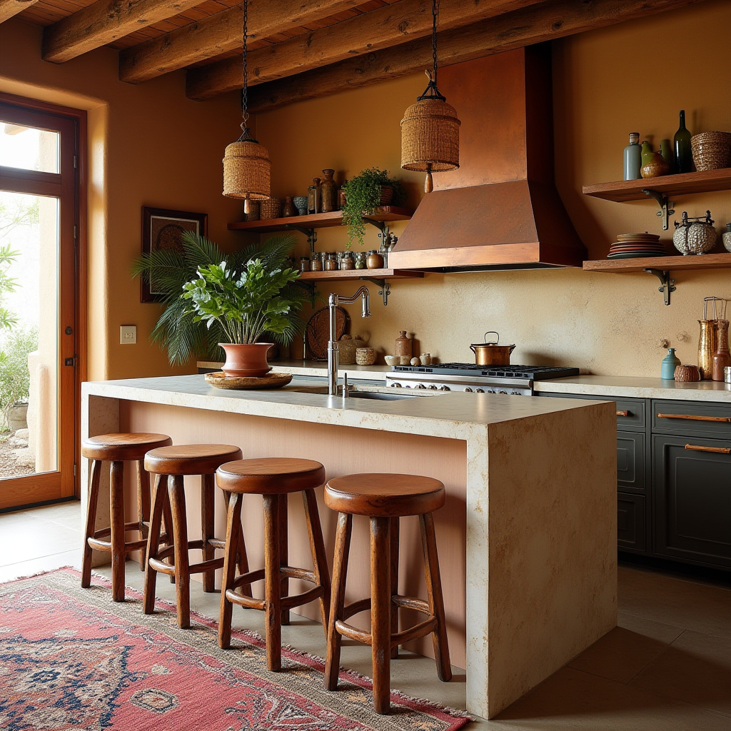 boho kitchen design 7