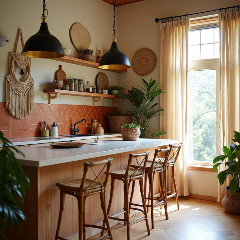boho kitchen design ideas 1