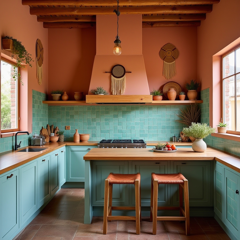 boho kitchen design ideas 21
