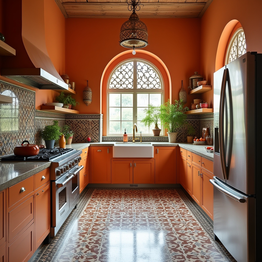 boho kitchen floor 13