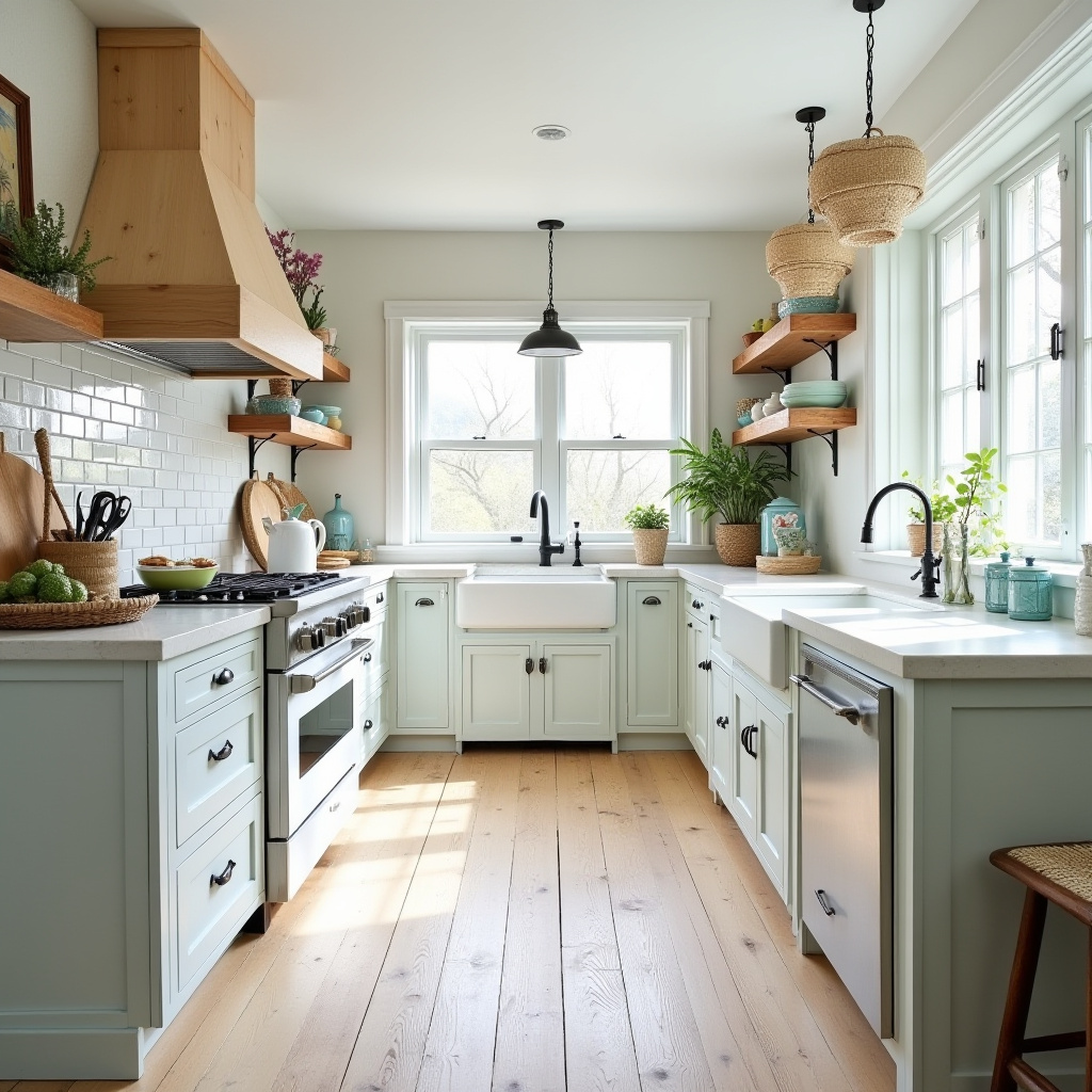 boho kitchen floor 16