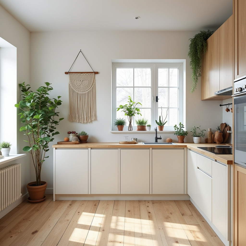 boho kitchen floor 17