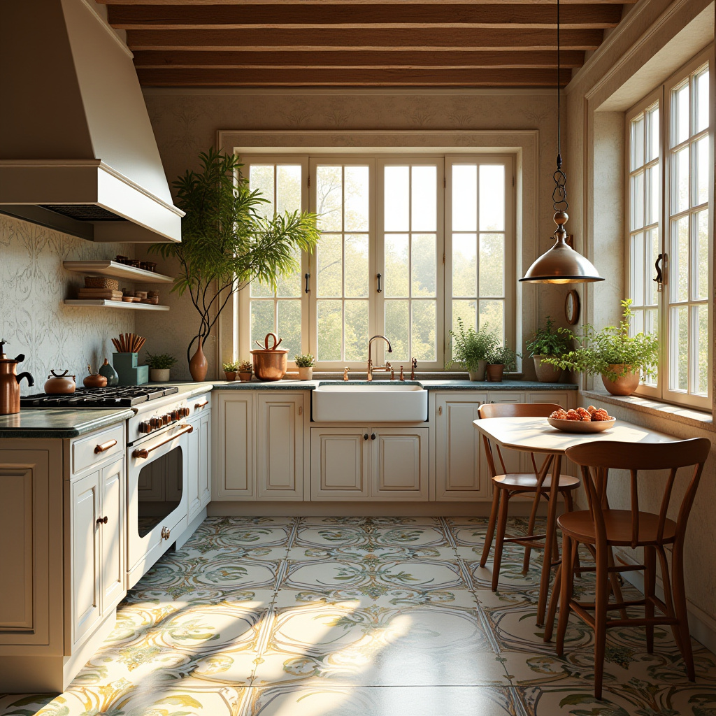 boho kitchen floor 19