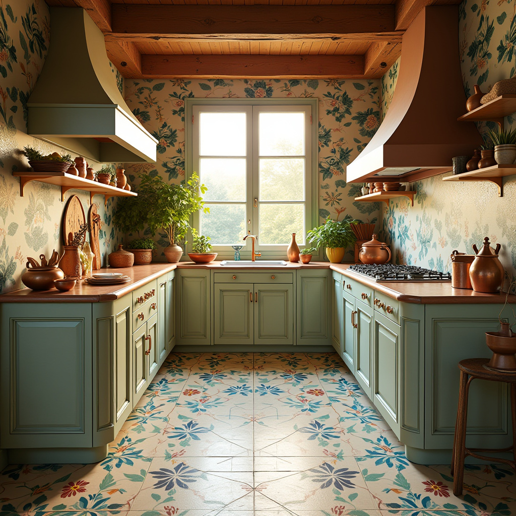boho kitchen floor 20