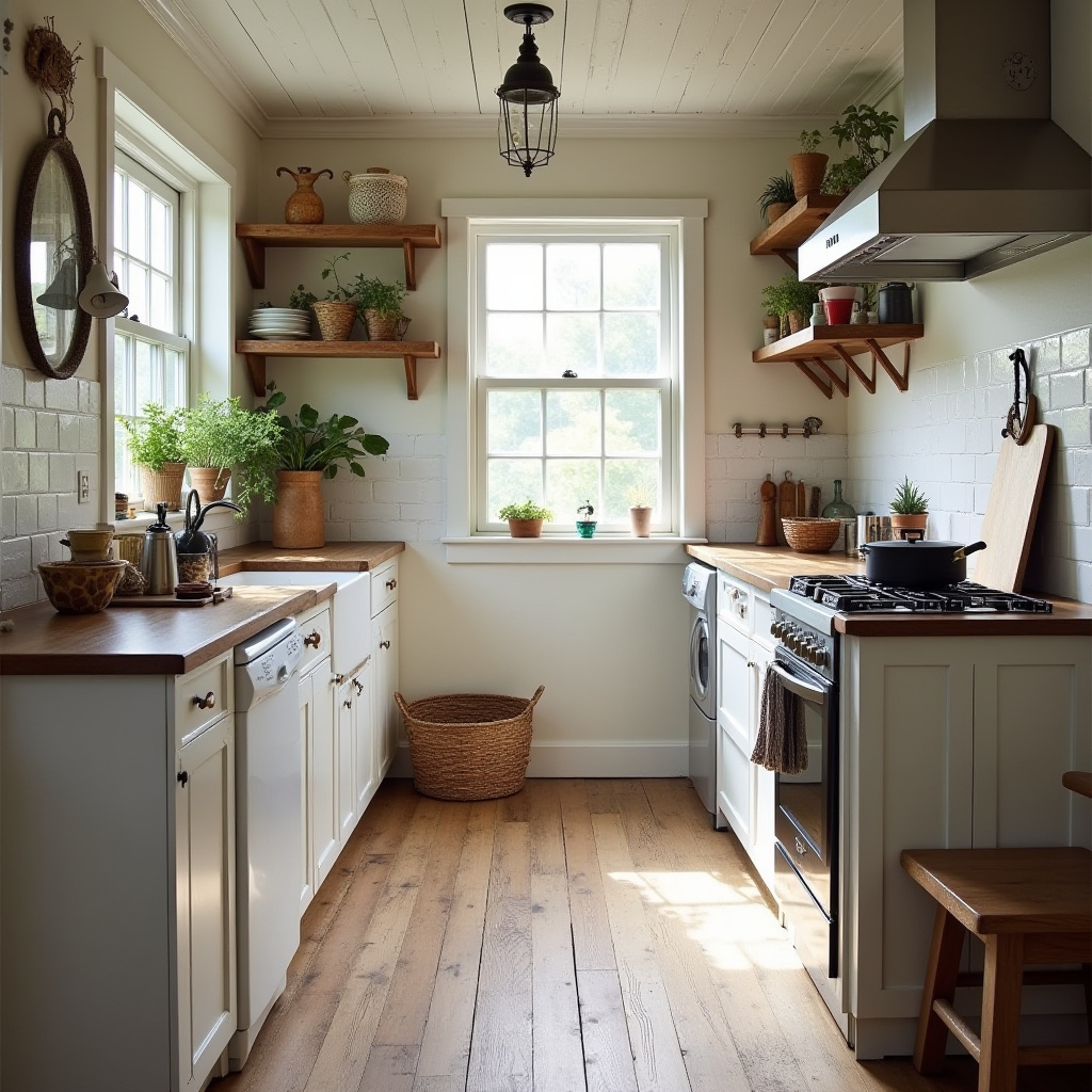boho kitchen floor 21