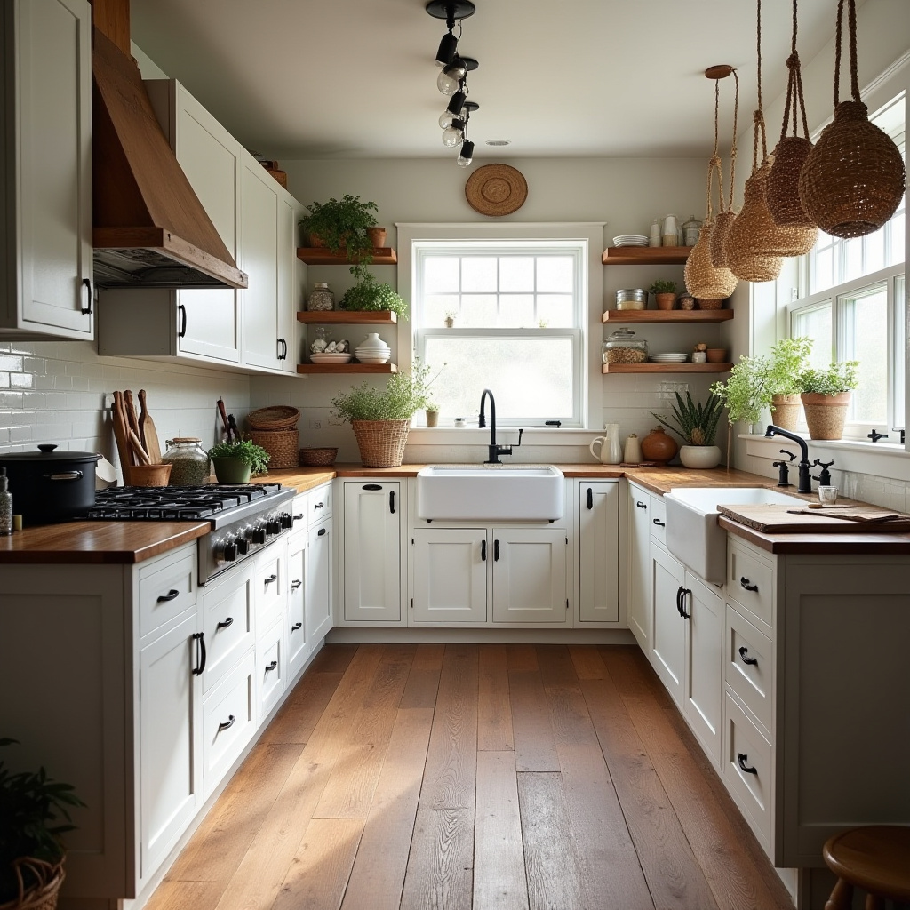 boho kitchen floor 22