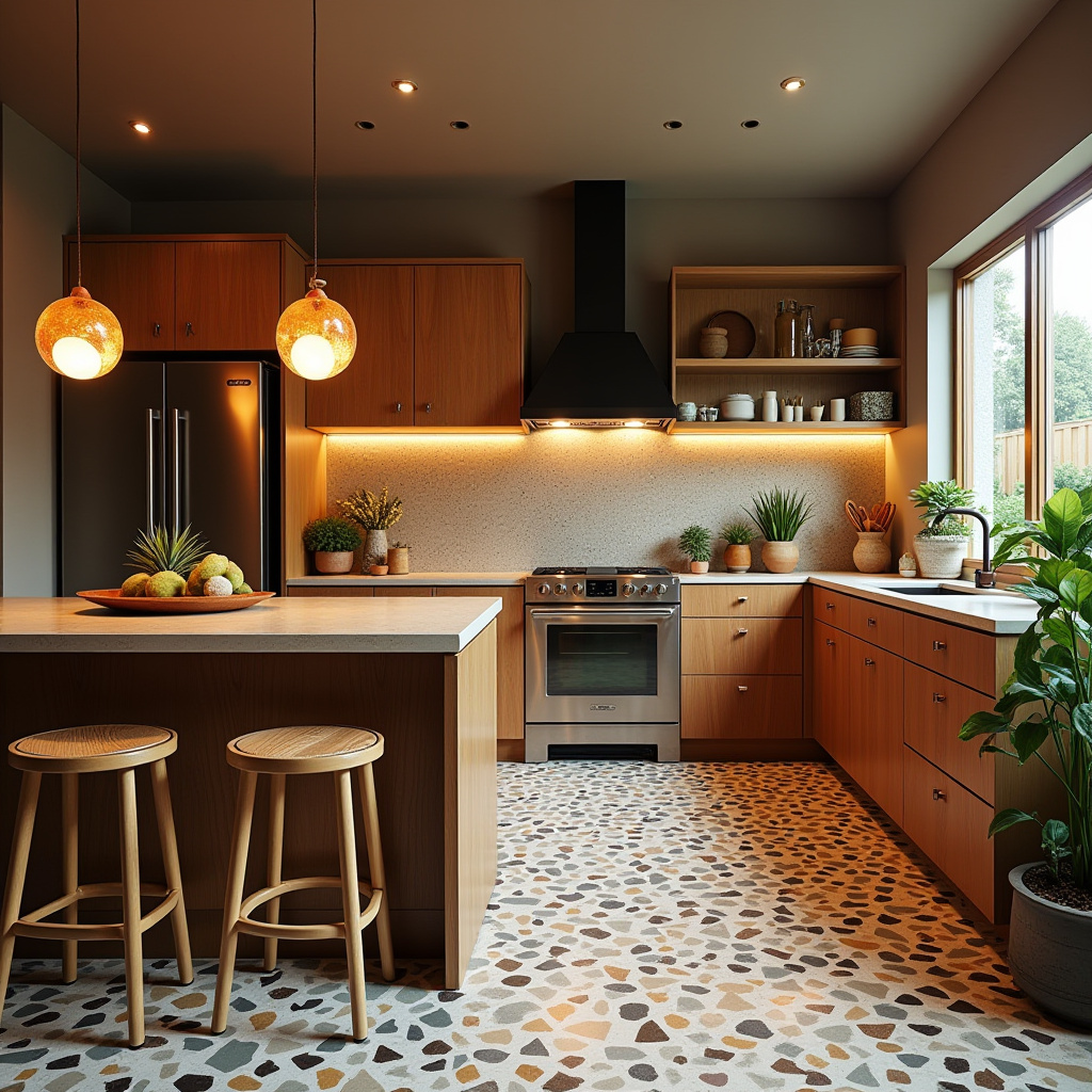boho kitchen floor 26