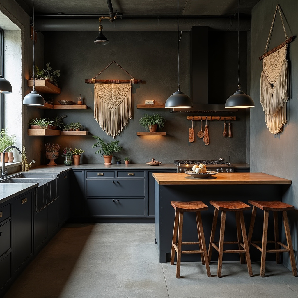 boho kitchen floor 27
