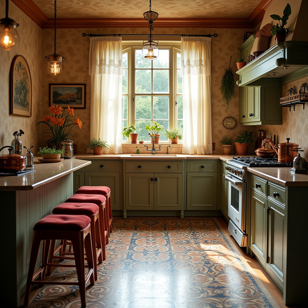 boho kitchen floor 32