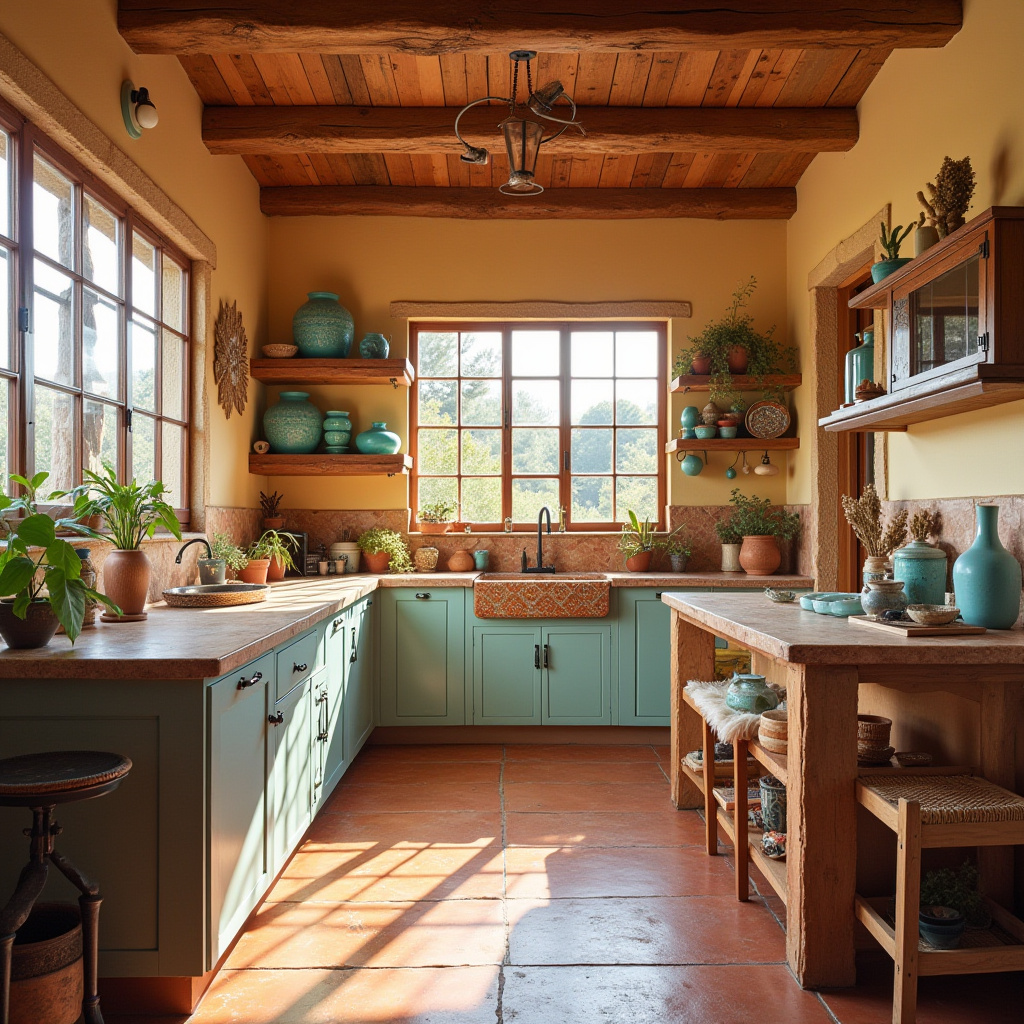 boho kitchen floor 34