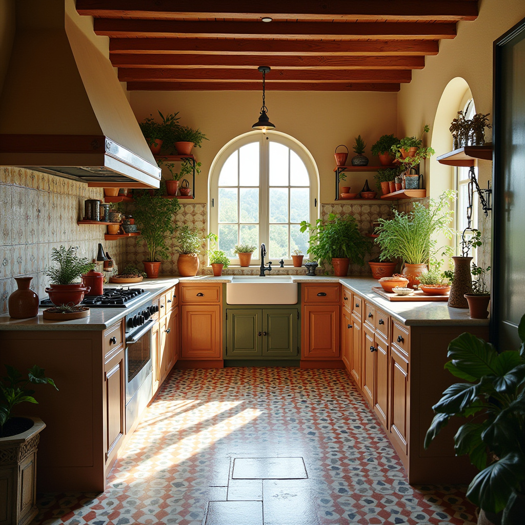 boho kitchen floor 37