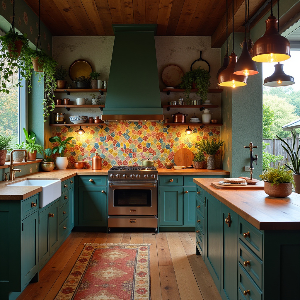 boho kitchen floor 4
