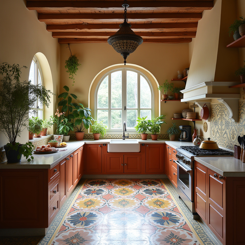 boho kitchen floor 8