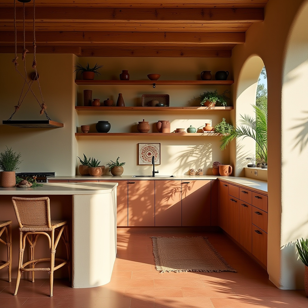 boho kitchen ideas 34