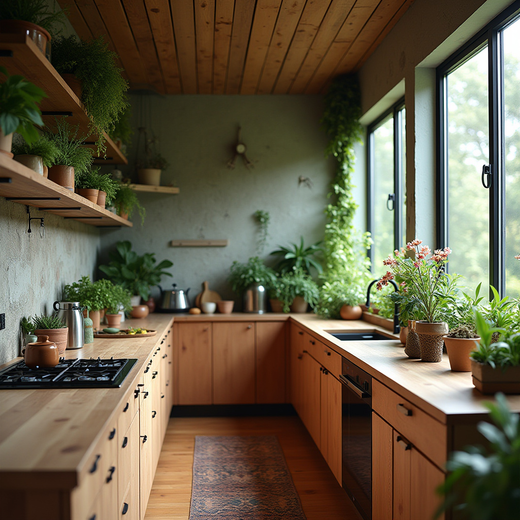 boho kitchen inspiration 39