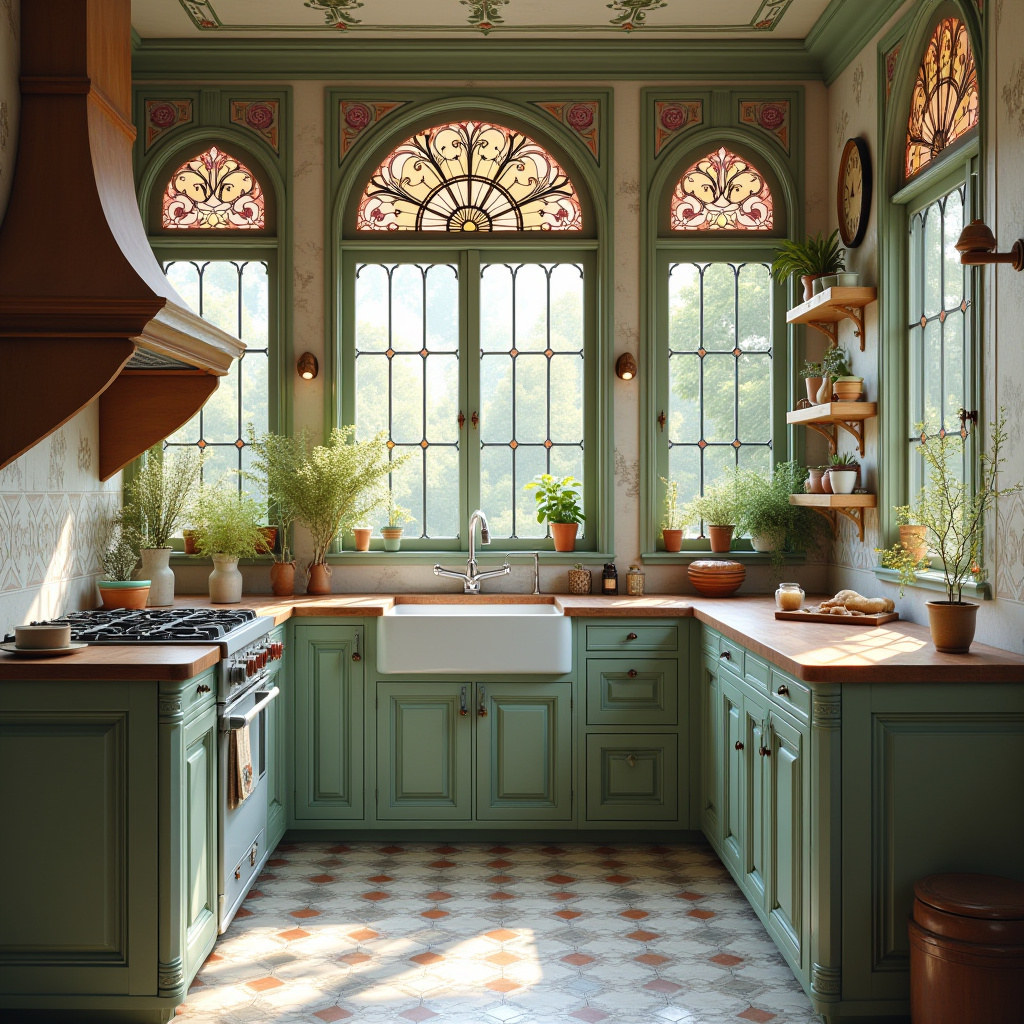 boho kitchen interior 17