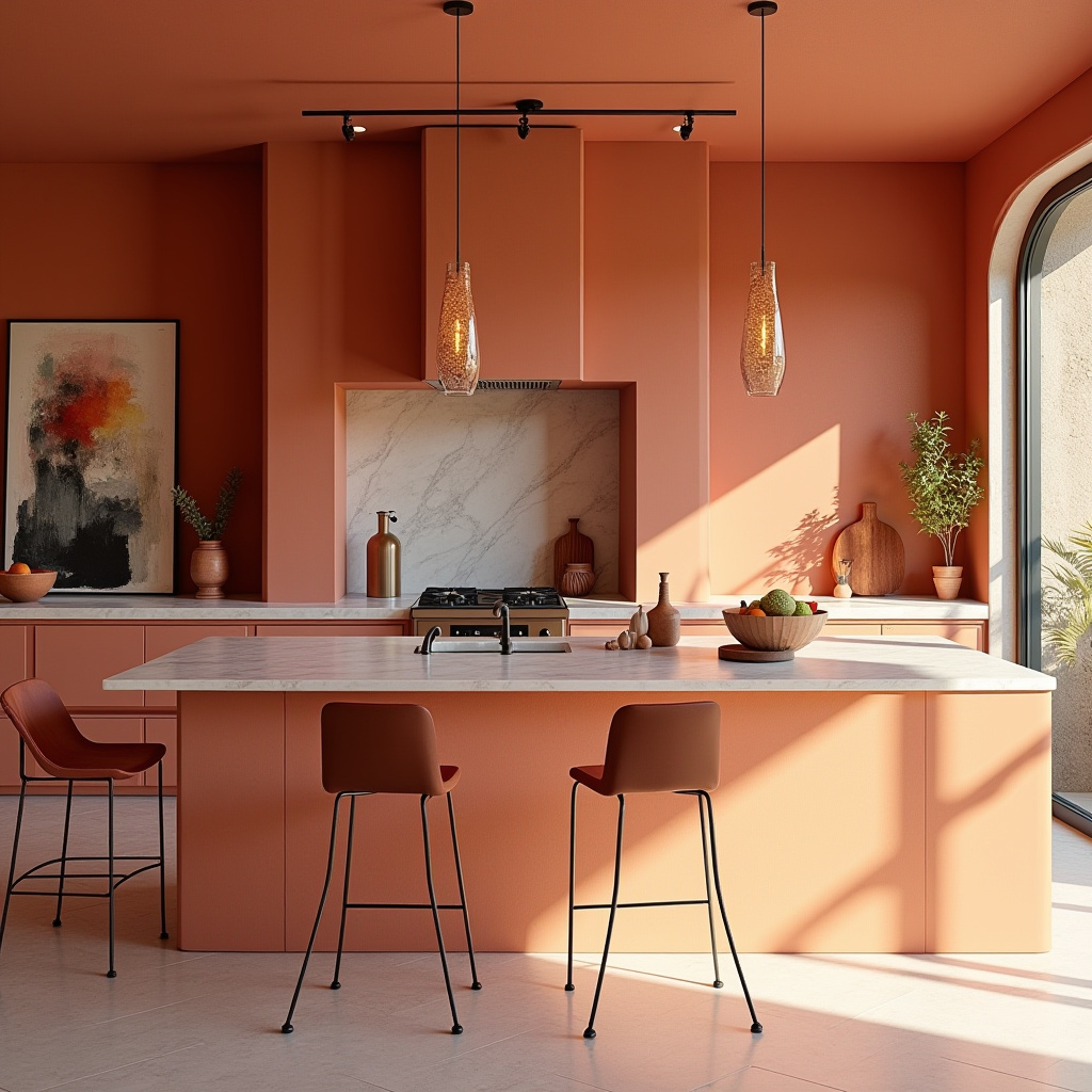 boho kitchen interior 19