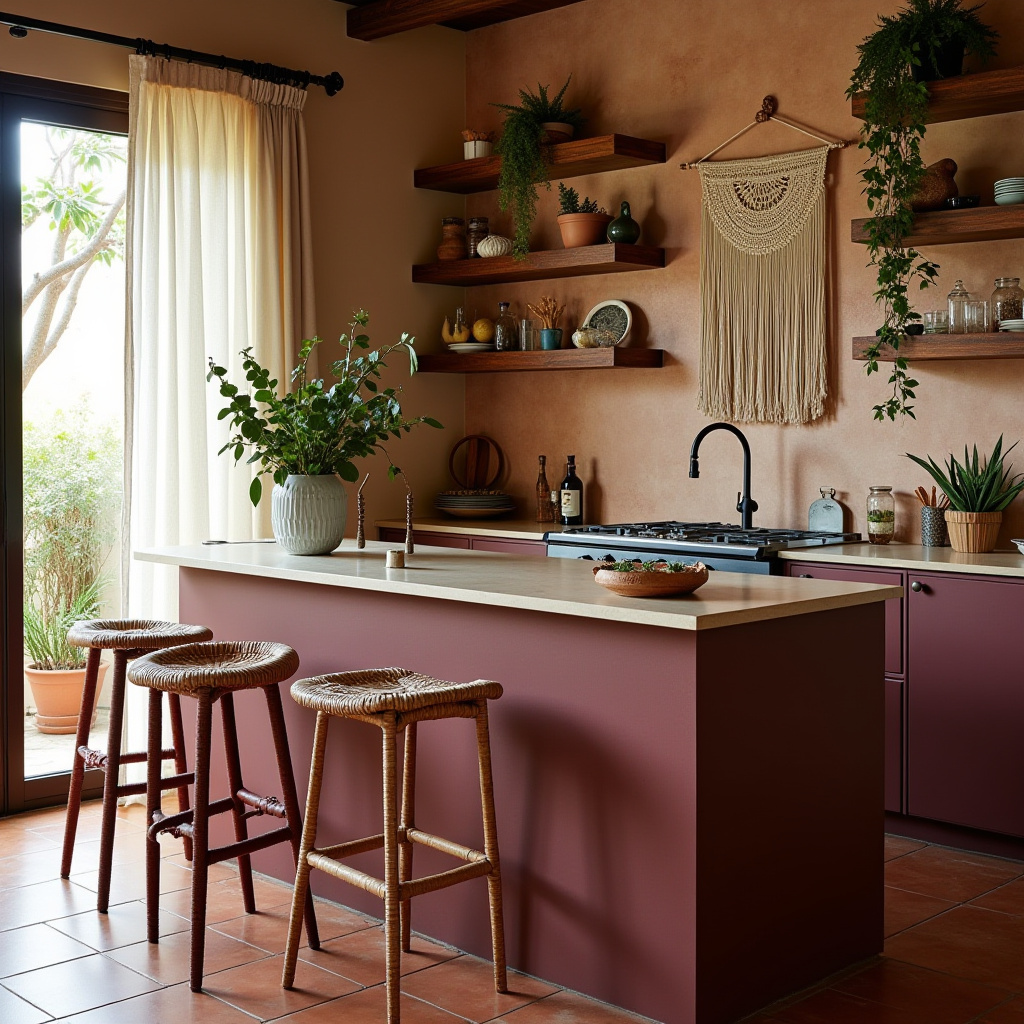 boho kitchen interior 2