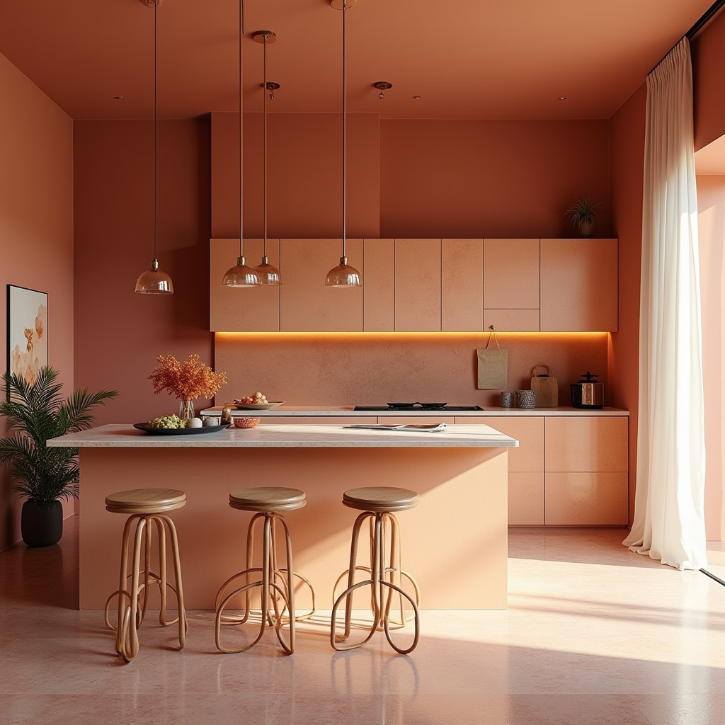 boho kitchen interior 20