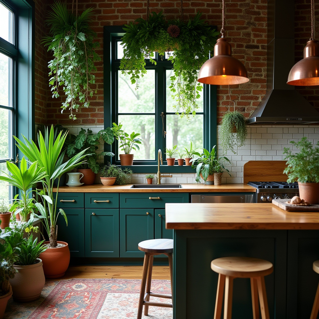 boho kitchen interior 3