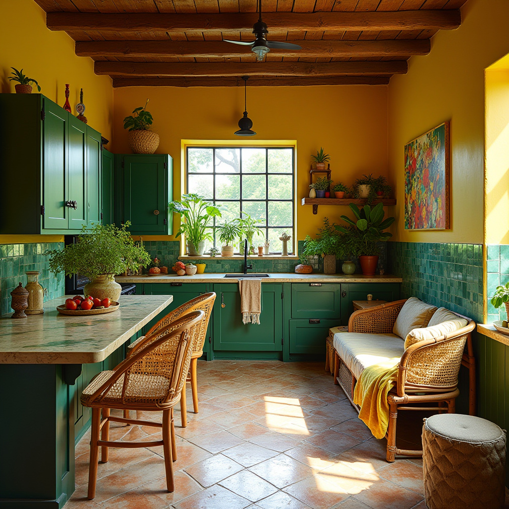 boho kitchen interior 31
