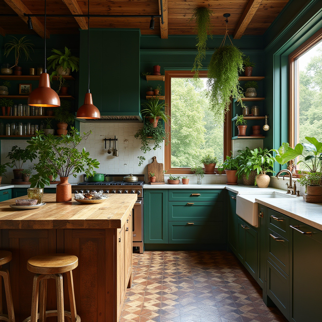 boho kitchen interior 4
