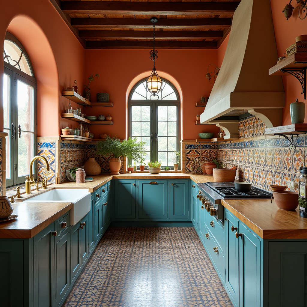 boho kitchen interior 6