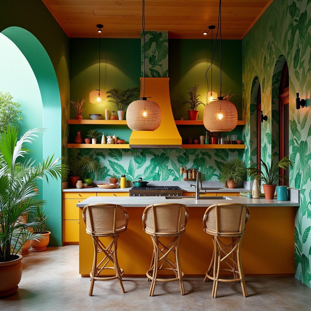boho kitchen interior 8