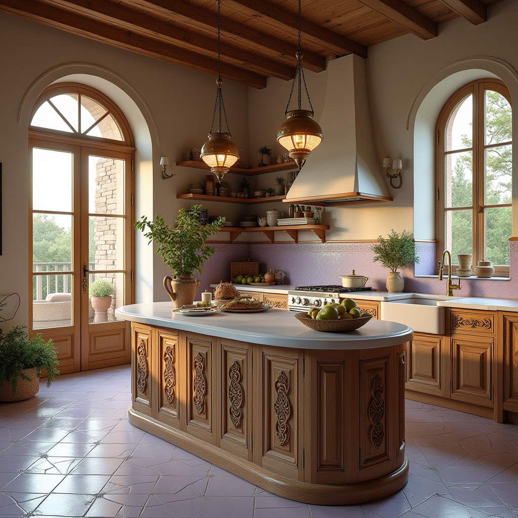 boho kitchen island 17