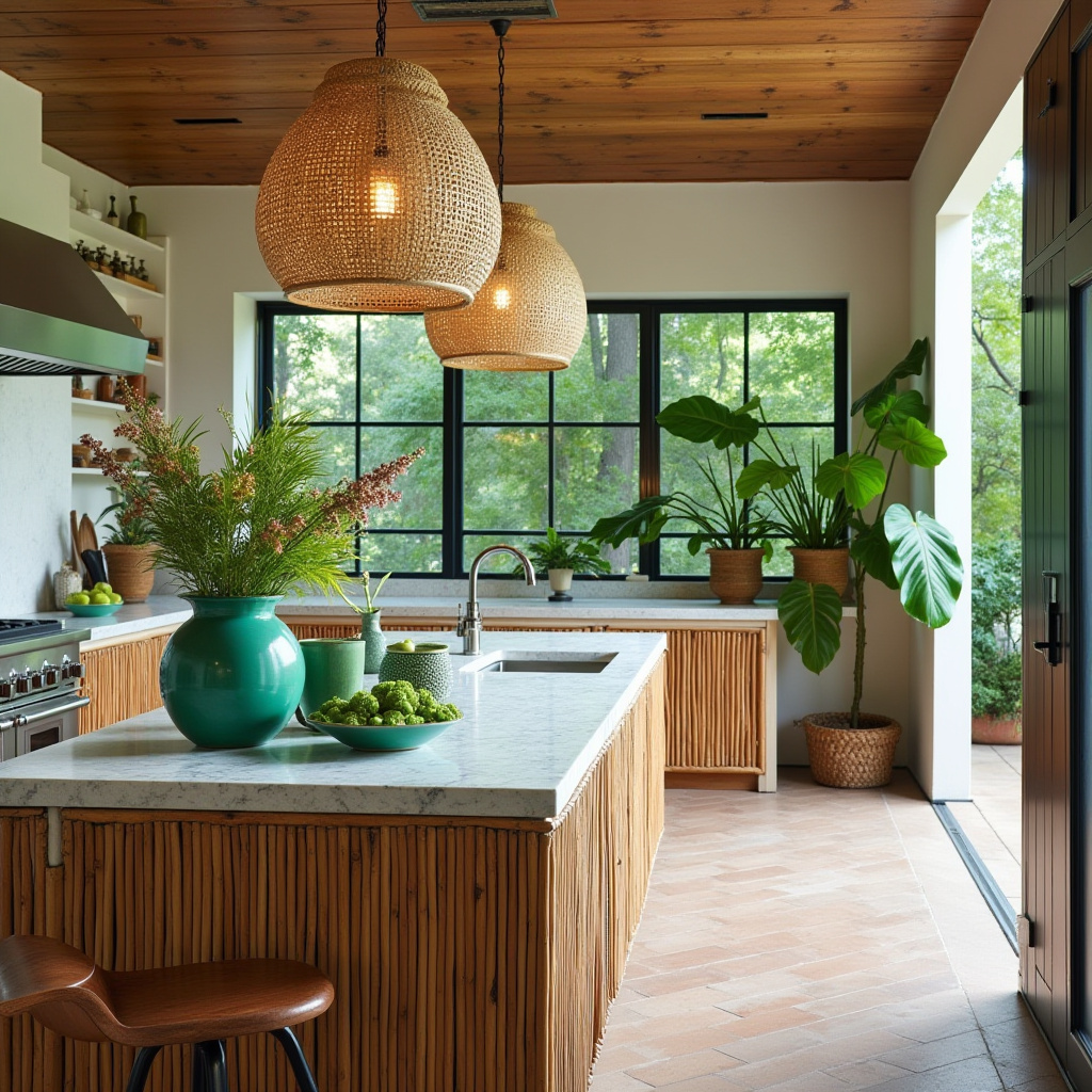 boho kitchen island 23