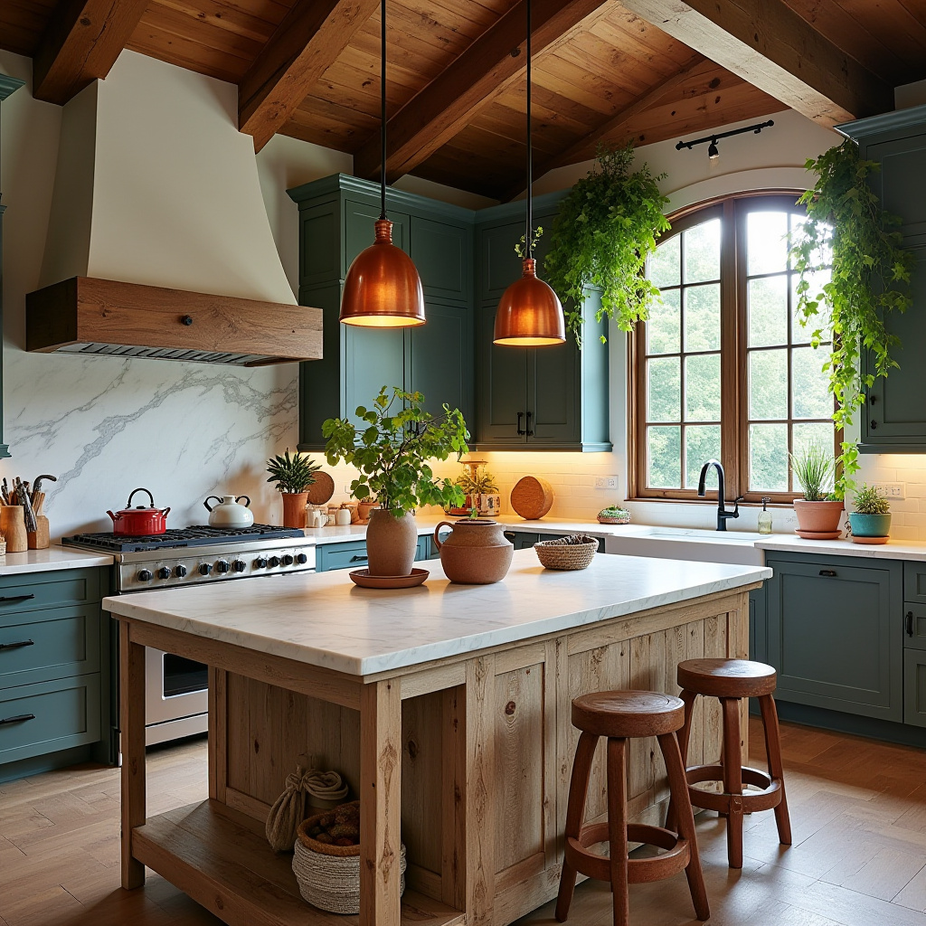 boho kitchen island 3