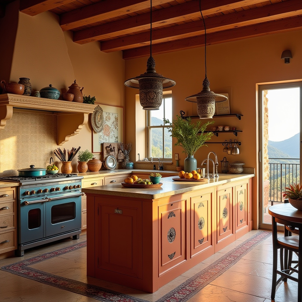 boho kitchen island 30