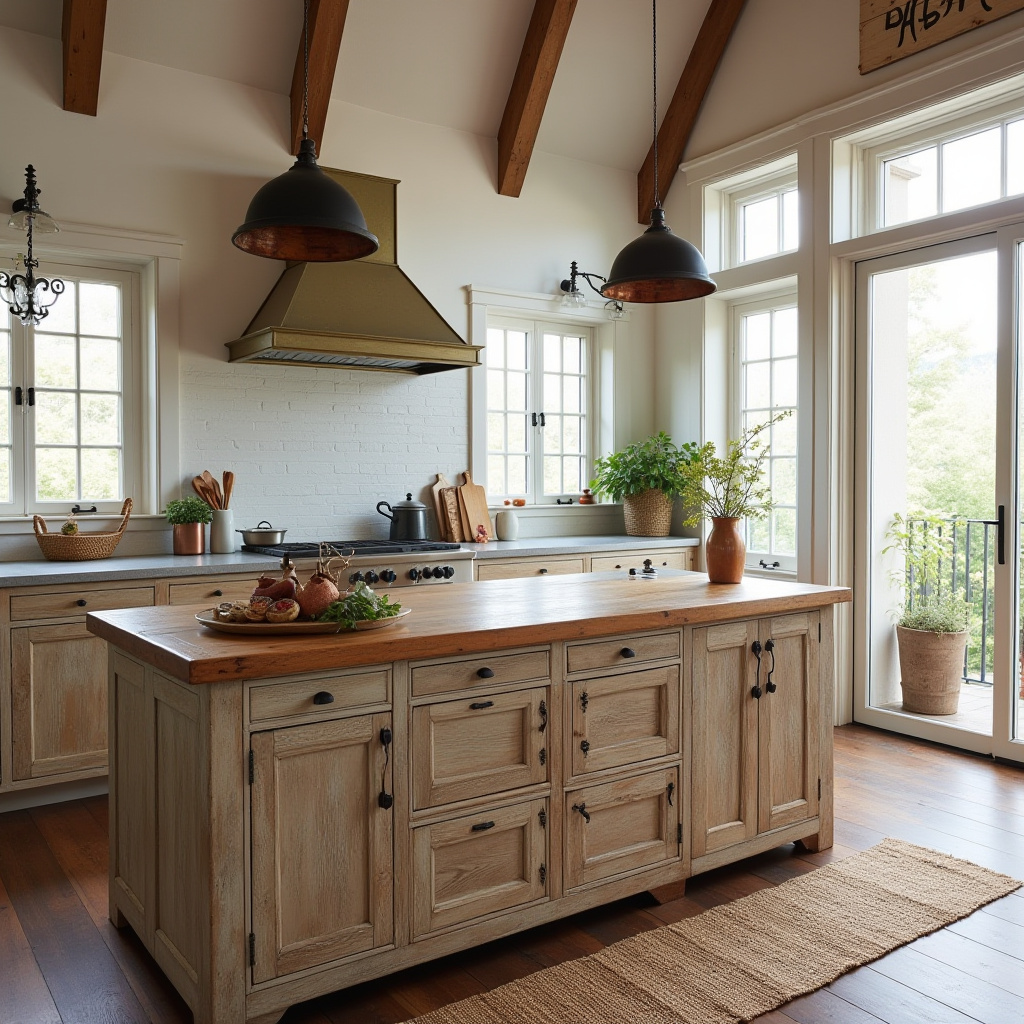 boho kitchen island 31
