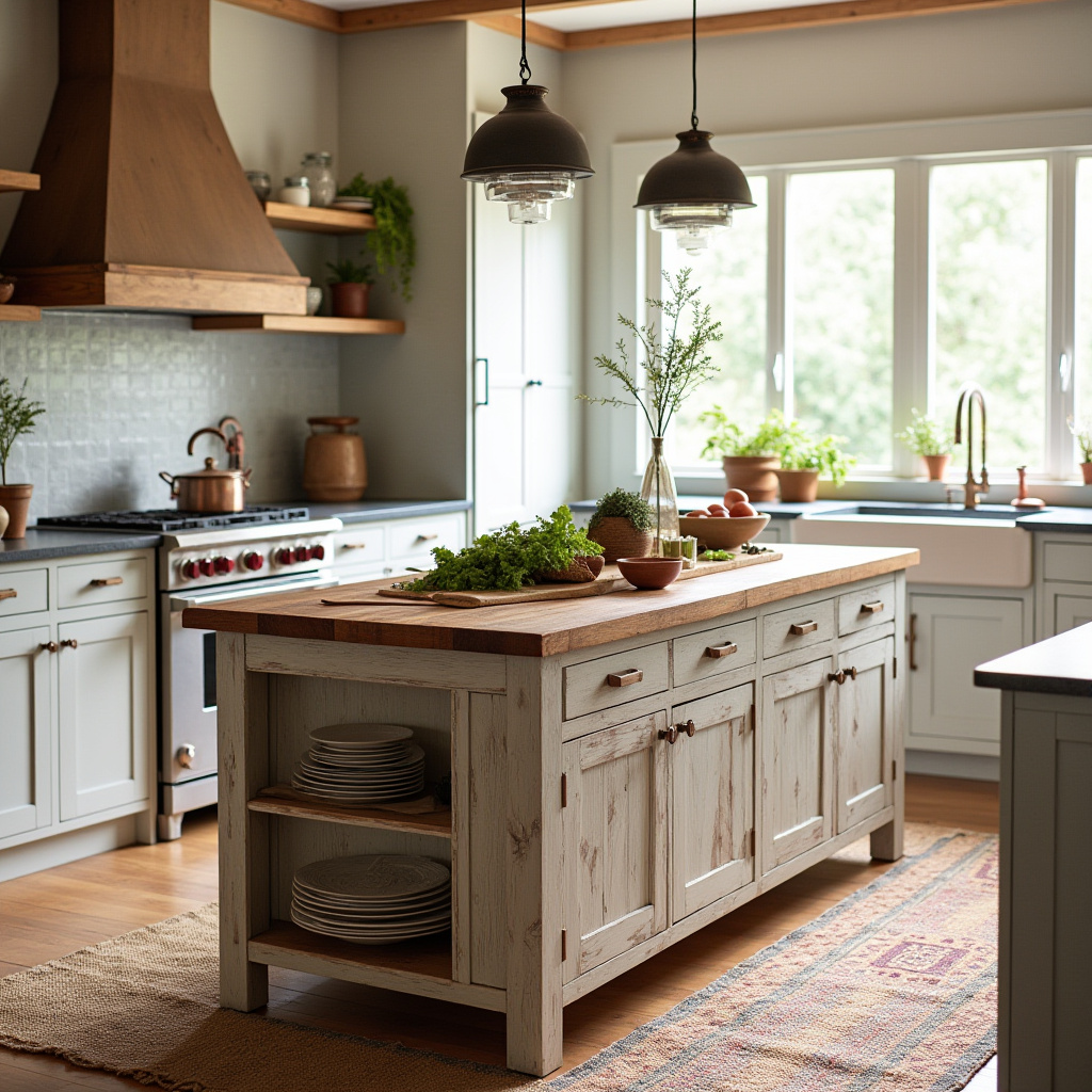 boho kitchen island 32