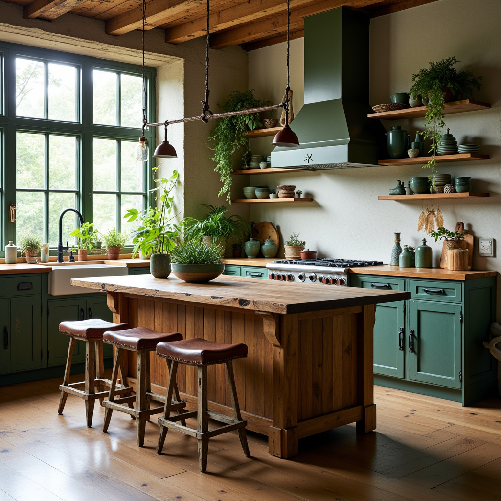 boho kitchen island 38