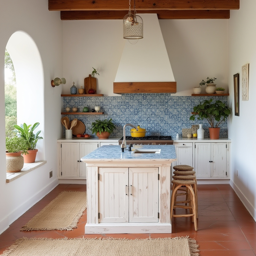 boho kitchen island 7