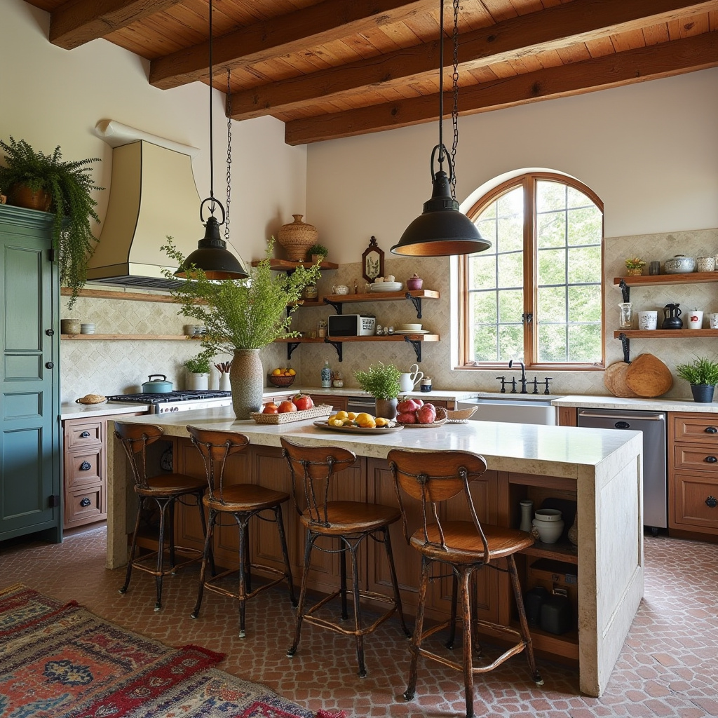 boho kitchen island bar stools 8